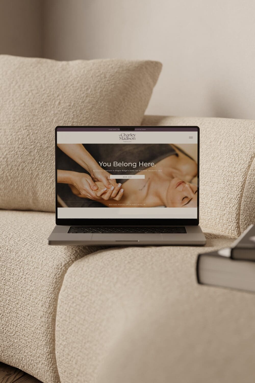 Luxury professional website designed for hairstylists, salons, and medical spas showcasing signature services and online booking